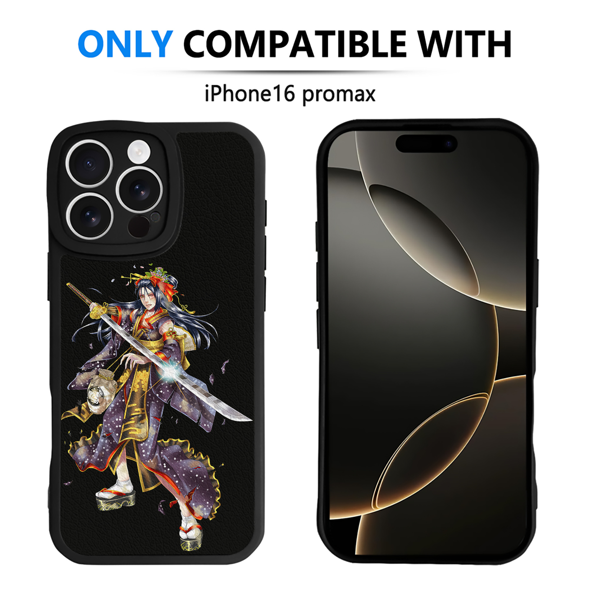 （画像用） 刀剣乱舞 Touken Ranbu 【iPhone 16シリーズ対応】シリコンスマホケース（レザー調） 材質：シリコン
